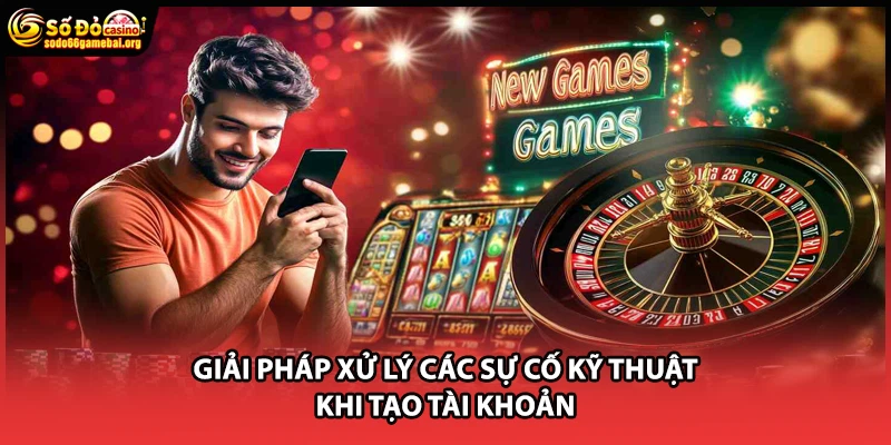 Giải pháp xử lý các sự cố kỹ thuật khi tạo tài khoản