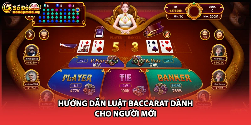 Hướng dẫn luật baccarat dành cho người mới