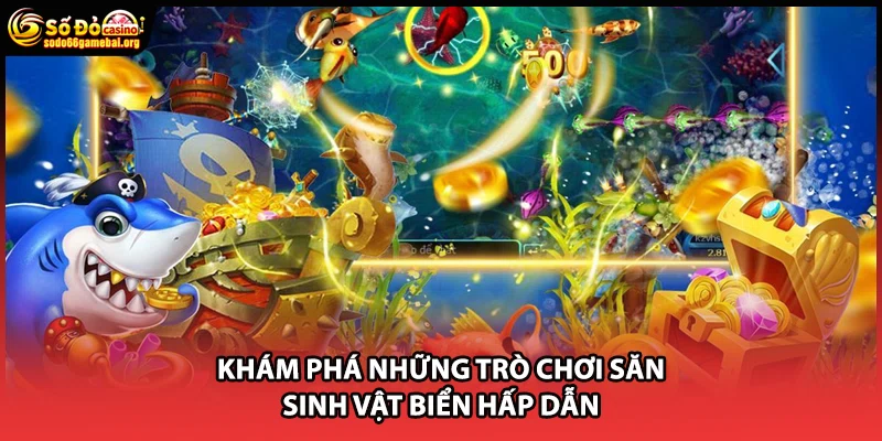 Khám phá những trò chơi săn sinh vật biển hấp dẫn