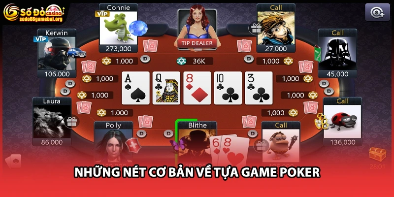 Những nét cơ bản về tựa game poker